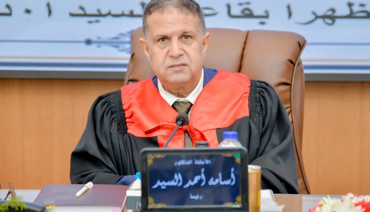 الأستاذ الدكتور أسامة أحمد بدر رئيسا للجنة الحكم والمناقشة